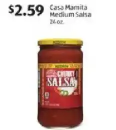 Aldi Casa Mamita medium salsa offer