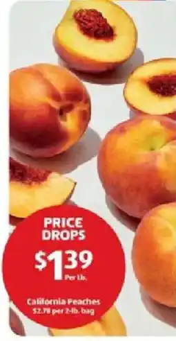 Aldi California Peaches offer