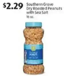 Aldi Southern Grove Dry Roasted Peanuts with Sea Salt offer