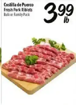 Fiesta Mart Costilla de Puerco Fresh Pork Riblets offer