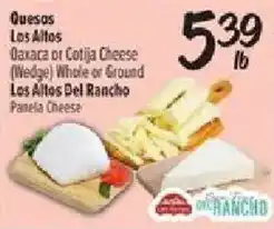 Fiesta Mart Los Altos Oaxaca or Cotija Cheese offer