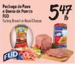 Fiesta Mart Fud turkey breast or head cheese offer