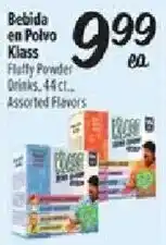 Fiesta Mart Bebida en Polvo Klass Fluffy Powder Drinks offer