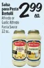 Fiesta Mart Bertolli Alfredo or Garlic Alfredo Pasta Sauce offer