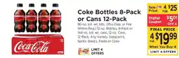 ShopRite Coke Bottles 8-Pack or Cans 12-Pack offer