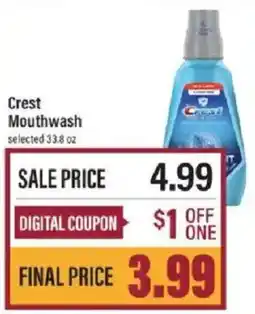 Lowes Foods Crest mouthwash offer