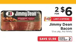 ShopRite Jimmy Dean Bacon offer