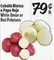 El Super White Onion or Red Potatoes offer