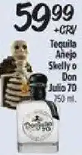 El Super Tequila Anejo Skelly o Don Julio 70 offer