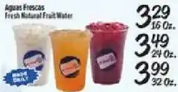 El Super Aguas Frescas Fresh Natural Fruit Water offer