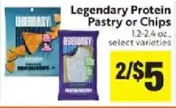 Save Mart Legendary Protein Pastry or Chips offer