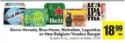 Save Mart Sierra Nevada, Blue Moon, Heineken, Lagunitas or New Belgium Voodoo Ranger offer
