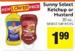 Save Mart Sunny Select Ketchup or Mustard offer