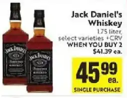 Save Mart Jack Daniel's Whiskey offer