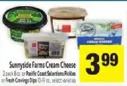 Save Mart Sunnyside Farms Cream Cheese offer