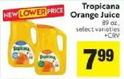 Save Mart Tropicana Orange Juice offer
