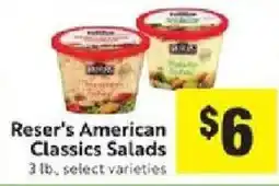 Save Mart Reser's American Classics Salads offer