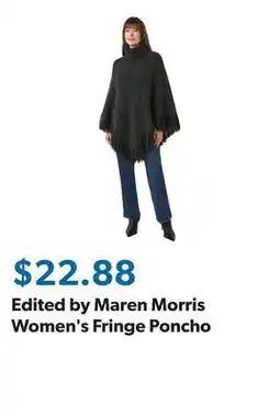 Sam's Club Edited by Maren Morris Women's Fringe Poncho offer