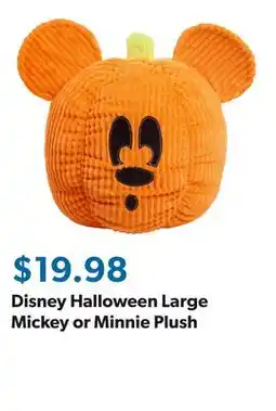Sam's Club Disney Halloween Large Mickey or Minnie Plush offer