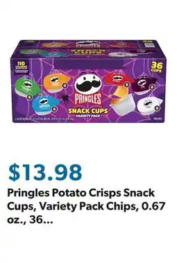Sam's Club Pringles Potato Crisps Snack Cups, Variety Pack Chips, 0.67 oz., 36 ct offer