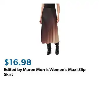 Sam's Club Edited by Maren Morris Women's Maxi Slip Skirt offer