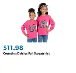 Sam's Club Counting Daisies Fall Sweatshirt offer