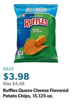 Sam's Club Ruffles Queso Cheese Flavored Potato Chips, 15.125 oz offer