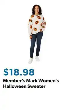 Sam's Club Member's Mark Women's Halloween Sweater offer