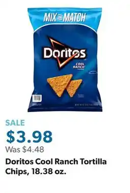 Sam's Club Doritos Cool Ranch Tortilla Chips, 18.38 oz offer