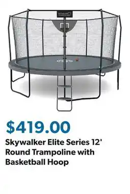 Sam's Club Skywalker Elite Series 12' Round Trampoline with Basketball Hoop offer