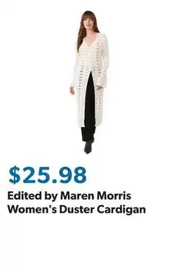 Sam's Club Edited by Maren Morris Women's Duster Cardigan offer