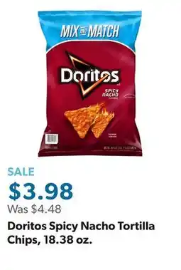 Sam's Club Doritos Spicy Nacho Tortilla Chips, 18.38 oz offer