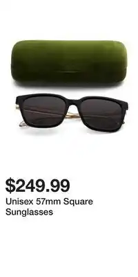 TJ Maxx Unisex 57mm Square Sunglasses offer