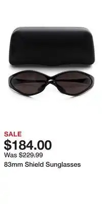 TJ Maxx 83mm Shield Sunglasses offer
