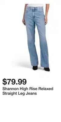 TJ Maxx Shannon High Rise Relaxed Straight Leg Jeans offer