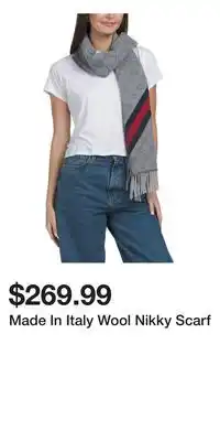 TJ Maxx Made In Italy Wool Nikky Scarf offer