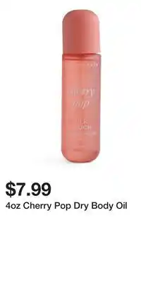 TJ Maxx 4oz Cherry Pop Dry Body Oil offer