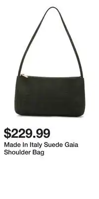 TJ Maxx Made In Italy Suede Gaia Shoulder Bag offer