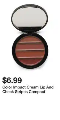 TJ Maxx Color Impact Cream Lip And Cheek Stripes Compact offer