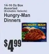 Key Food Hungry-man Dinners offer