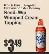 Key Food Reddi Wip Whipped Cream Topping offer