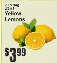 Key Food Yellow Lemons offer