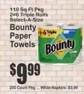 Key Food Bounty Paper Towels offer