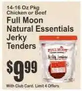 Key Food Full Moon Natural Essentials Jerky Tenders offer
