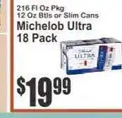 Key Food Michelob Ultra 18 Pack offer