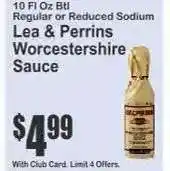 Key Food Lea & Perrins Worcestershire Sauce offer