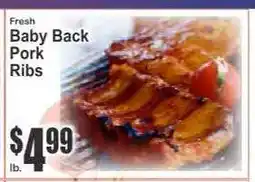 Key Food Baby Back Pork Ribs offer