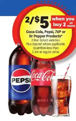 Meijer Coca-Cola, Pepsi, 7UP or Dr Pepper Products offer