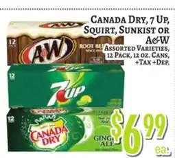 Trade Fair Supermarket CANADA DRY, 7 UP, SQUIRT, SUNKIST OR A&W offer