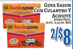 Trade Fair Supermarket Goya Sazon Con Culantro Y Achiote offer